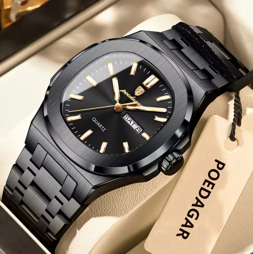 POEDAGAR Luxury Square Men's Watches