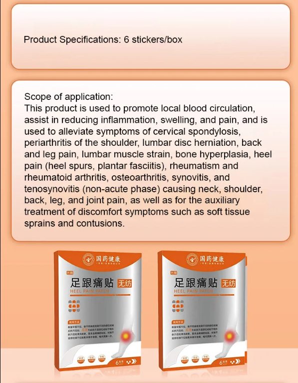 Heel Pain Relief Patches Buy 1 Get 1 Free