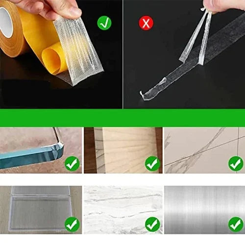 CLEARANCE SALE - Super Sticky Invisible Double Sided Tape 500cm
