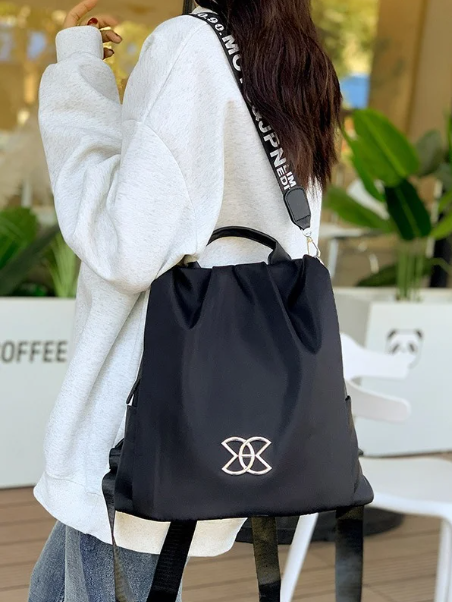 Anti-theft multi-purpose large capacity oxford cloth lightweight shoulder bag