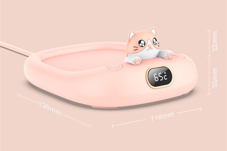 Home Office Cute Pet Constant Temperature Cup Warming Holder Winter Gadgets