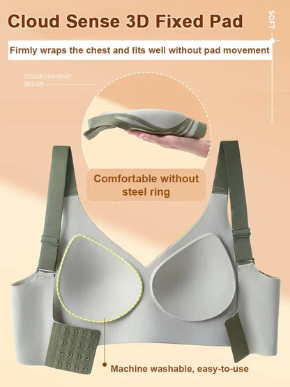 Super gather bra Wireless Push-up Bra