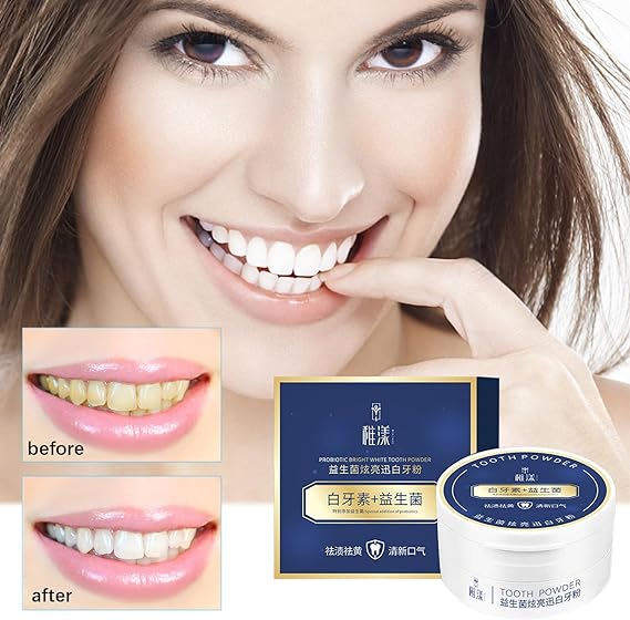 Teeth Whitening Powder - Probiotics Tooth Powder