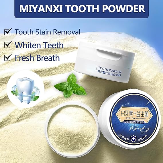 Teeth Whitening Powder - Probiotics Tooth Powder