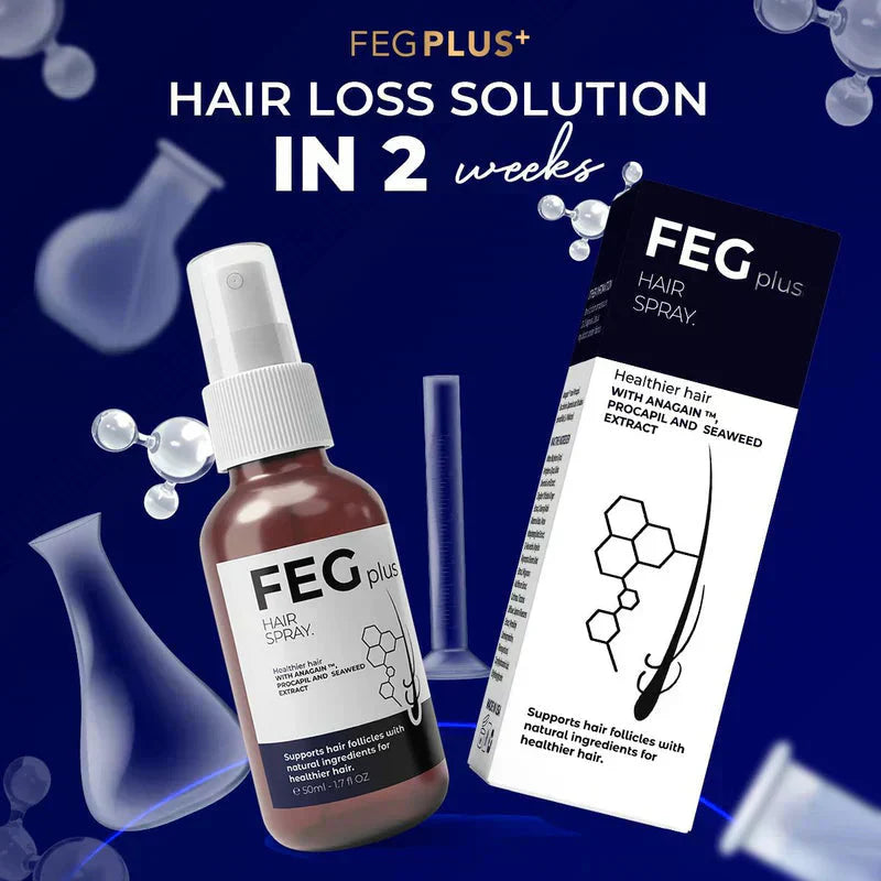 FEG Plus Hair Strong Growth Spray 100% Original For Men & Women