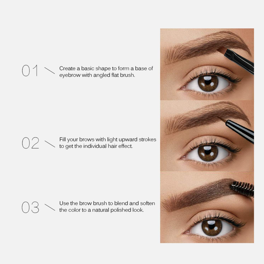 3D Long Lasting Waterproof Smudge-Free Eyebrow Cream