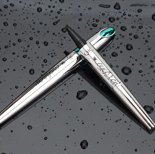 2024 Upgraded Model - 3D Waterproof Microblading Eyebrow Pen 4 Fork Tip Tattoo Pencil