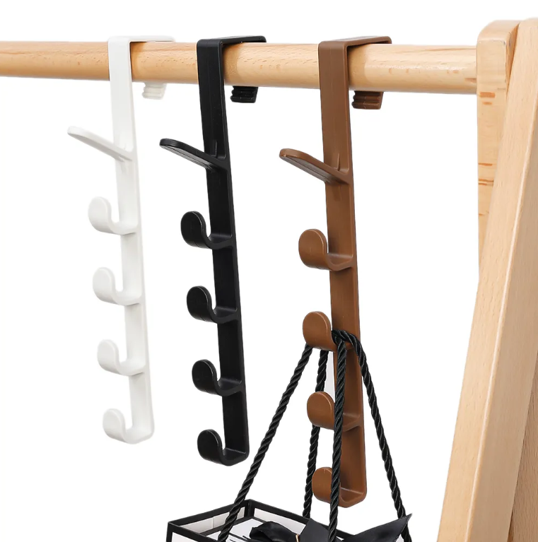 Vertical Door Hooks Hangers Rack - Set of 3 pieces
