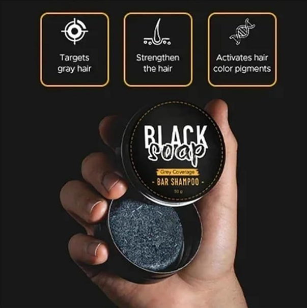 Bamboo Charcoal Hair Blackening Shampoo