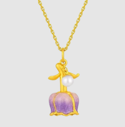Women’s Elegant Blooming Rose Necklace