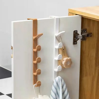 Vertical Door Hooks Hangers Rack - Set of 3 pieces