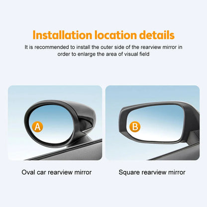 CLEARANCE SALE - Car Convex Blind Spot Mirror - 2 PCS