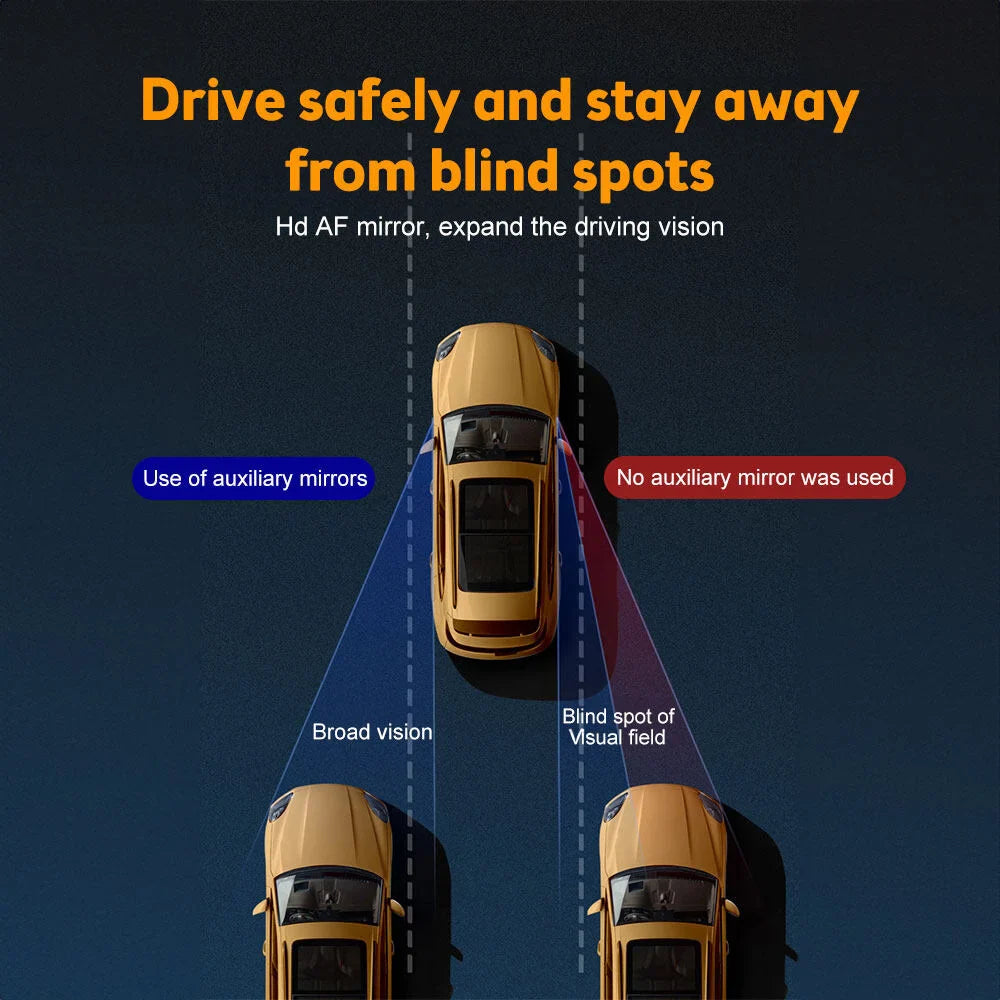 CLEARANCE SALE - Car Convex Blind Spot Mirror - 2 PCS
